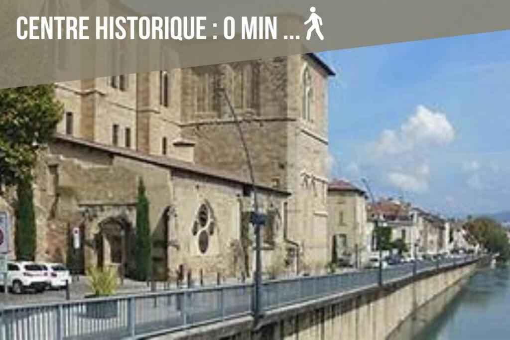 La Chaumiere, Centre Historique, Fibre, Ess, Rez-De-Chaussee, Bedinshop ロマン・シュル・イゼール エクステリア 写真